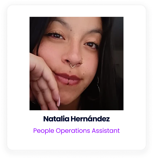 Portrait of Natalia Hernández, People Operations Assistant.