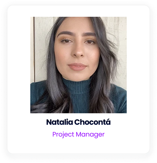 Portrait of Natalia Chocontá, Project Manager.